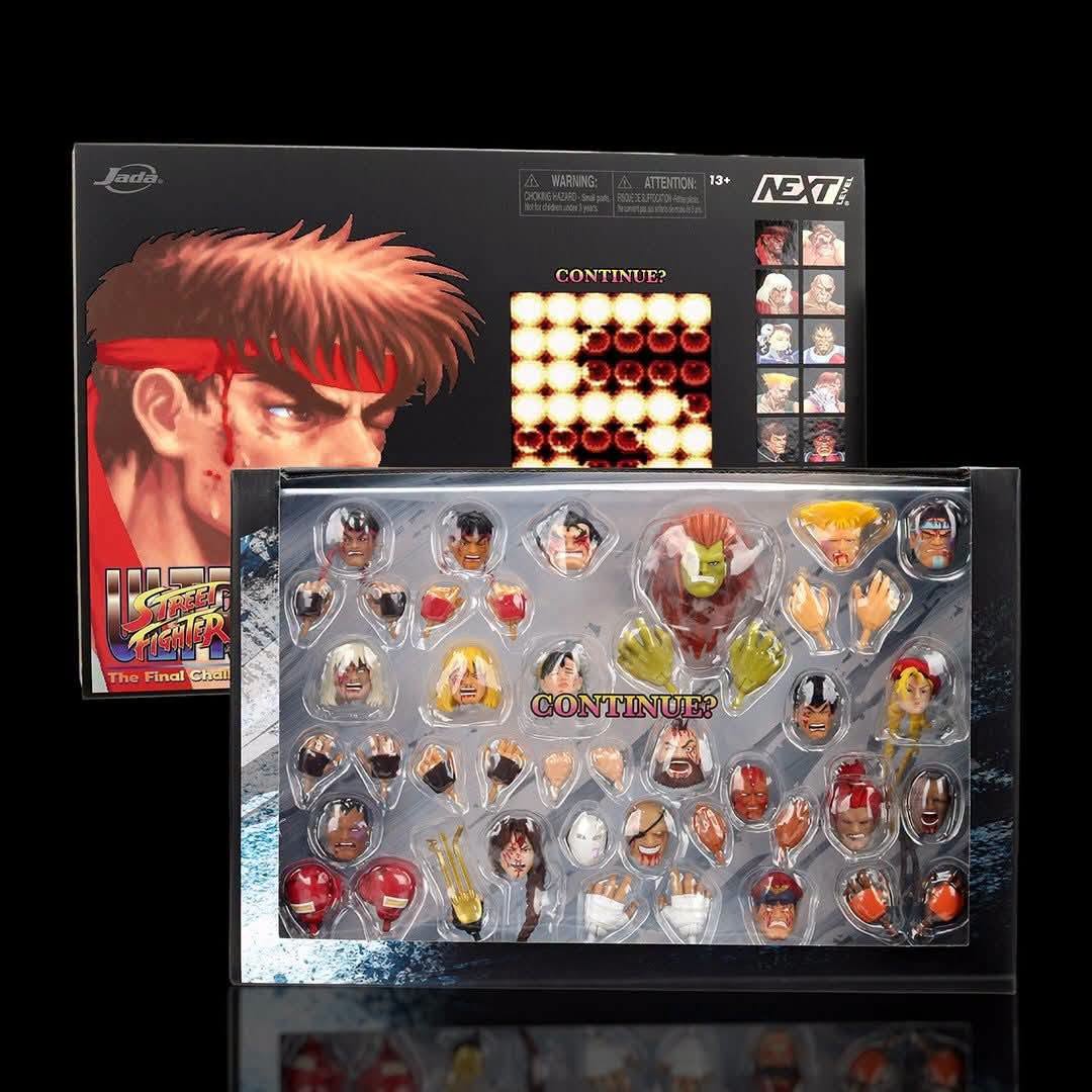 Jada Toys Street Fighter YOU LOSE Accessories Set